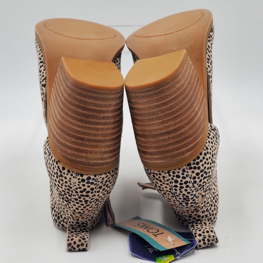 Toms Animal Print Ankle Booties - NWT - Picture 12 of 15
